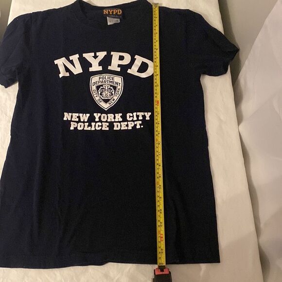 NYPD Navy and White Emblem Graphic Short Sleeve Tshirt Size Adult Small NWOT - Picture 6 of 6